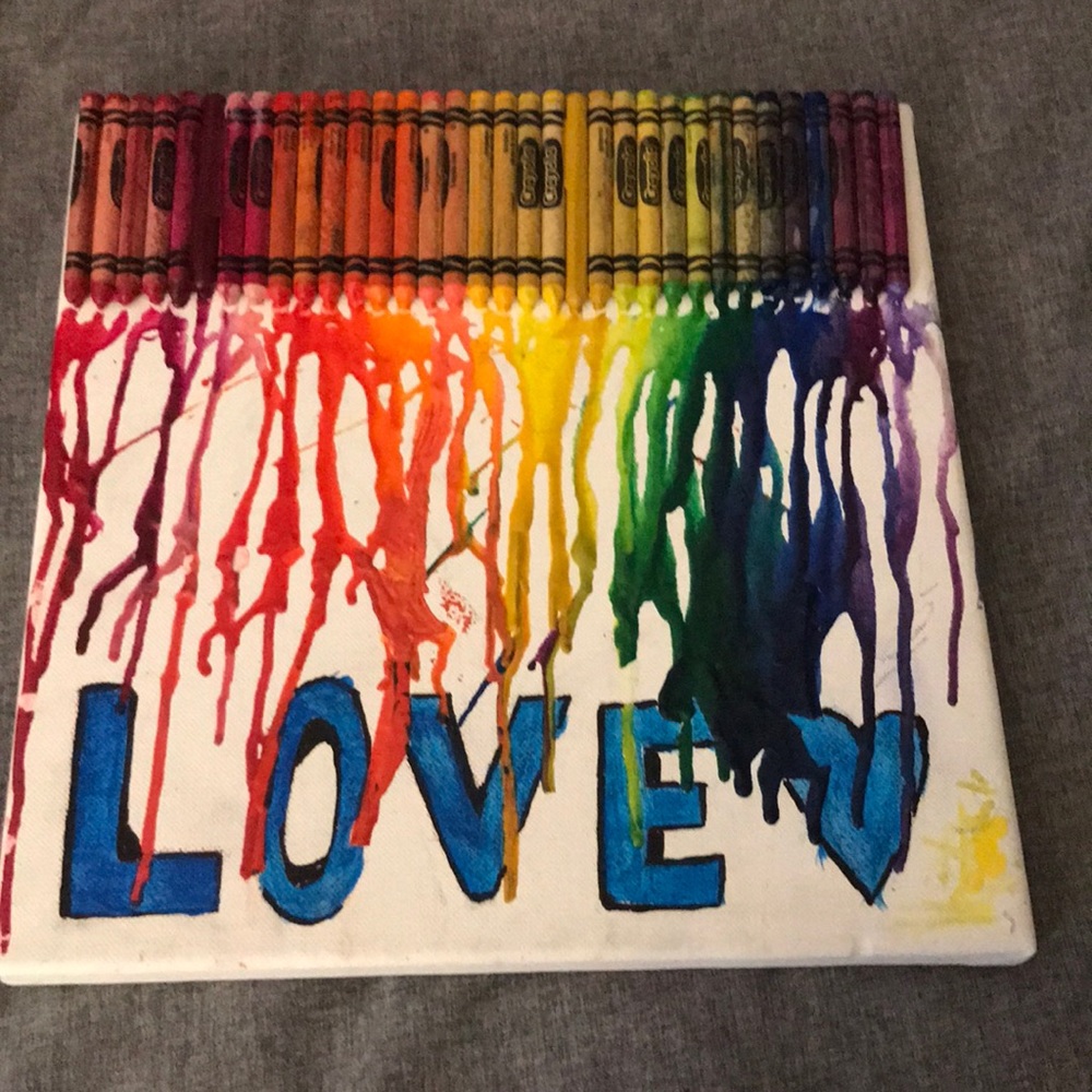 Crayon art made by me